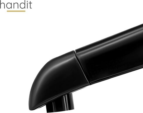 مضخات شراب القهوة السوداء من هانديت - تناسب زجاجات توراني وسكيني ودافينشي ومونين البلاستيكية سعة 25.4 أونصة/750 مل - عبوة من 3 قطع مع أغطية مطاطية - لا تناسب زجاجات مونين الزجاجية in Kuwait