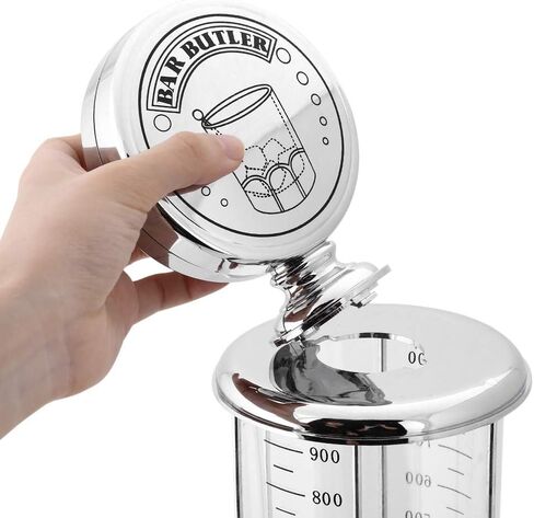 Pump Liquor Dispenser, 1000cc Capacity Single Gun Beer Beverage Dispenser Container, Wine Dispenser Gun Accessories, for Bars Hotels Tea Houses KTV Family in Saudi Arabia