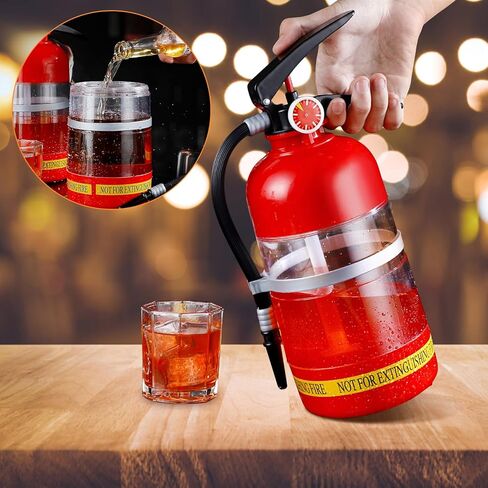 2L Fire Extinguisher Style Beer and Wine Dispenser, Portable Liquor Pump Party Accessory in Saudi Arabia