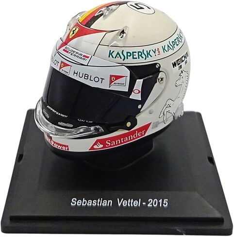 OPO 10 - Formula 1 Helmet Compatible with Ferrari F1: Sebastian Vettel 2015-1/5 Scale Spark - CAS96 in Saudi Arabia