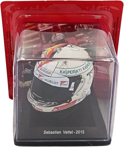 OPO 10 - Formula 1 Helmet Compatible with Ferrari F1: Sebastian Vettel 2015-1/5 Scale Spark - CAS96 in Saudi Arabia