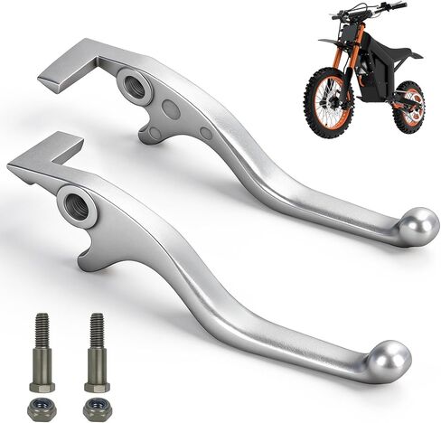 Left and Right Brake Lever Compatible with Tutto Tuttio Soleil01 Electric Dirt Bike Ebike, Handbrake Lever Replacement for Tutti Soleil 01 E Bike Electric Bike Motorcycle Accessories Aluminum in Kuwait
