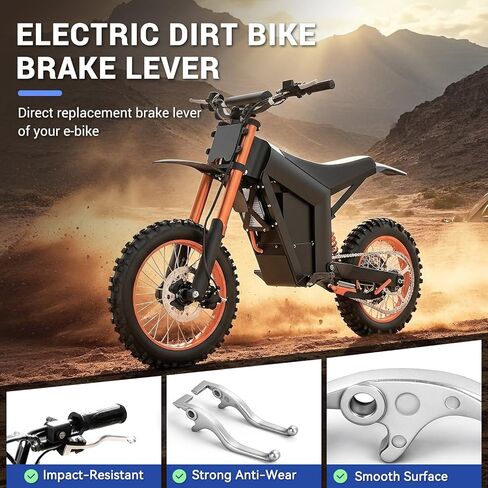 Left and Right Brake Lever Compatible with Tutto Tuttio Soleil01 Electric Dirt Bike Ebike, Handbrake Lever Replacement for Tutti Soleil 01 E Bike Electric Bike Motorcycle Accessories Aluminum in Kuwait