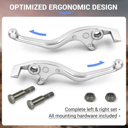 Left and Right Brake Lever Compatible with Tutto Tuttio Soleil01 Electric Dirt Bike Ebike, Handbrake Lever Replacement for Tutti Soleil 01 E Bike Electric Bike Motorcycle Accessories Aluminum in Kuwait