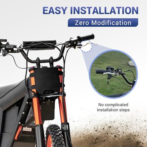 Left and Right Brake Lever Compatible with Tutto Tuttio Soleil01 Electric Dirt Bike Ebike, Handbrake Lever Replacement for Tutti Soleil 01 E Bike Electric Bike Motorcycle Accessories Aluminum in Kuwait