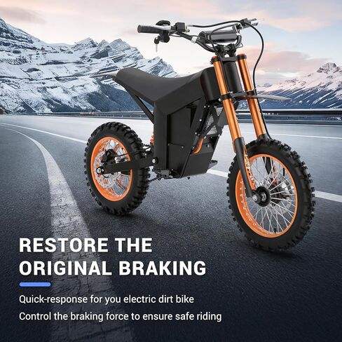 Left and Right Brake Lever Compatible with Tutto Tuttio Soleil01 Electric Dirt Bike Ebike, Handbrake Lever Replacement for Tutti Soleil 01 E Bike Electric Bike Motorcycle Accessories Aluminum in Kuwait