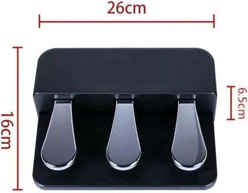 DYNWAVE 3 دواسة وحدة لينة Sostenuto الحفاظ على دواسة المحمولة عالية الجزء استبدال مباشر للوحات مفاتيح البيانو الكهربائية in Kuwait