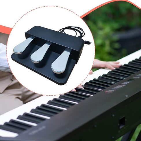 DYNWAVE 3 دواسة وحدة لينة Sostenuto الحفاظ على دواسة المحمولة عالية الجزء استبدال مباشر للوحات مفاتيح البيانو الكهربائية in Kuwait