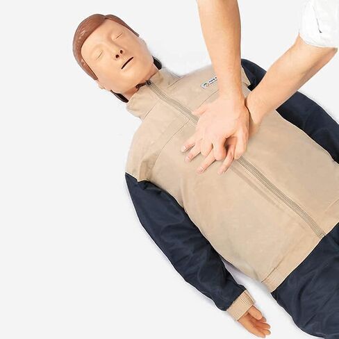 نماذج هيكل عظمي لدمى الإنعاش، قزم للصدمات كامل الوظائف، دمى محاكاة لتدريب الإنعاش القلبي الرئوي لكامل الجسم مع ملحقات طبية، نموذج تدريب على ضغط الصدر in Kuwait