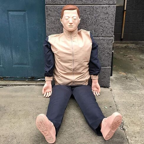 نماذج هيكل عظمي لدمى الإنعاش، قزم للصدمات كامل الوظائف، دمى محاكاة لتدريب الإنعاش القلبي الرئوي لكامل الجسم مع ملحقات طبية، نموذج تدريب على ضغط الصدر in Kuwait