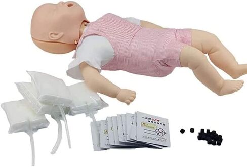 نماذج هيكل عظمي للرضع نموذج تدريب على الإسعافات الأولية للرضع، قزم الإنعاش القلبي الرئوي للرضع، محاكي الإنعاش القلبي الرئوي، دمية تدريب على الإسعافات الأولية للتدريب على التدريس in Kuwait