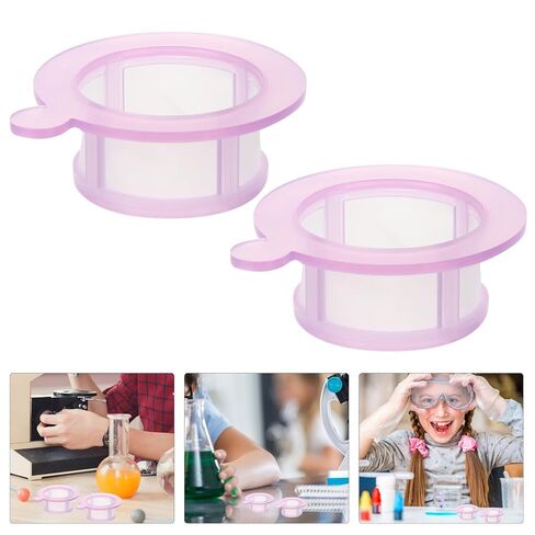 Zerodeko 2pcs Disposable Cell Strainers Laboratory Cell Mesh Filters with Frame and Mesh for Science Experiments and Lab Filtration Tools in Saudi Arabia
