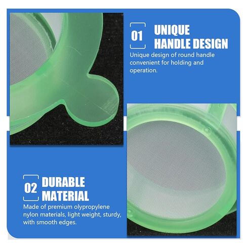 PRETYZOOM 2pcs Disposable Cell Strainers Mesh Filters for Laboratory Experiments Improved Ventilation Hold Design for School Teaching and Scientific Research in Saudi Arabia