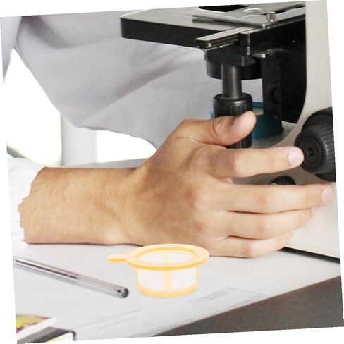 مصفاة خلايا من PRETYZOOM مكونة من قطعتين مع مرشحات شبكية خضراء وصفراء ومرشحات خلايا مختبرية خفيفة الوزن من النايلون والبولي بروبيلين ومقبض دائري سهل الإمساك لترشيح موثوق به علميًا in Saudi Arabia