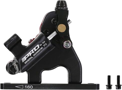 DJC Hydraulic Brake Caliper for Road Bike Gravel 2 Pistons Cable actuated Flat Mount with Brake disc IIIPRO in Saudi Arabia