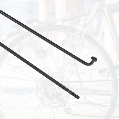 12pcs 260mm/10.2 Inch Carbon Steel Bicycle Spokes Mountain Bike/Road Bike Universal 14G Spokes and 14mm Nipples Bikes Spoke for Electric Bike in Saudi Arabia