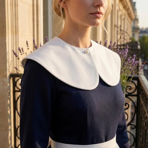 ذوي الياقات البيضاء ذوي الياقات البيضاء على شكل طوق قابل للفصل لقمصان الصوفية عيد الميلاد in Kuwait