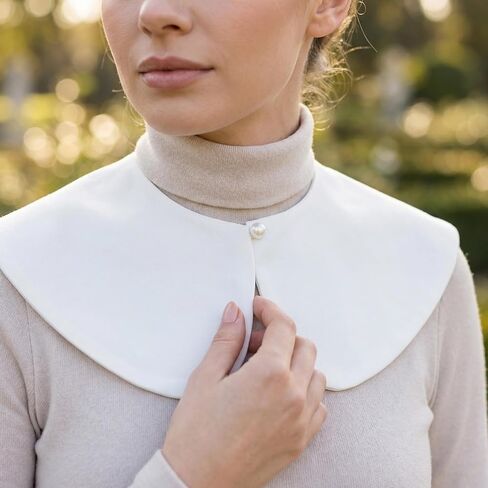 ذوي الياقات البيضاء ذوي الياقات البيضاء على شكل طوق قابل للفصل لقمصان الصوفية عيد الميلاد in Kuwait