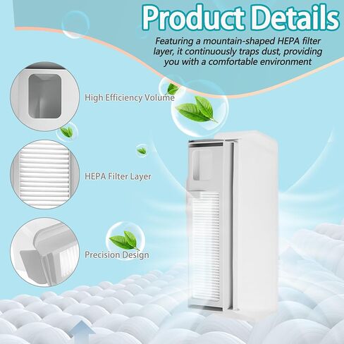 8 عبوات من أكياس الغبار Freo Pro متوافقة مع NARWAL Freo Pro، Freo X Ultra، Freo X Plus Robot Vacuum Cleaner، أكياس غبار ذات سعة كبيرة 1 لتر للاستعمال مرة واحدة، مناسبة للمكانس الكهربائية المنزلية الروبوتية in Kuwait