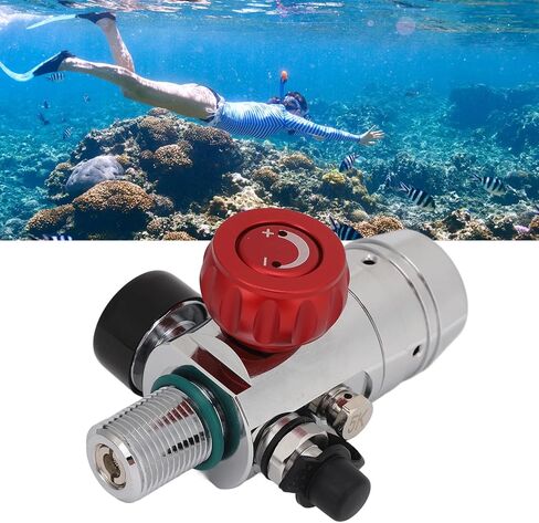 Changor Scuba Diving Valve Regulator Professional First Level Pressure Reducing Valve for Enhanced Performance Underwater Diving for Divers Aluminum AlloyStainless Steel in Kuwait