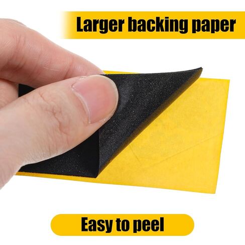 12-Pack Foam Fingerboard Grip Tape,High-Traction Non-Slip Fingerboard Foam Grip Tape,Grips Tapes Fingerboards for Standard Boards, 8 Black + 8 White (38mm x 110mm) in Saudi Arabia