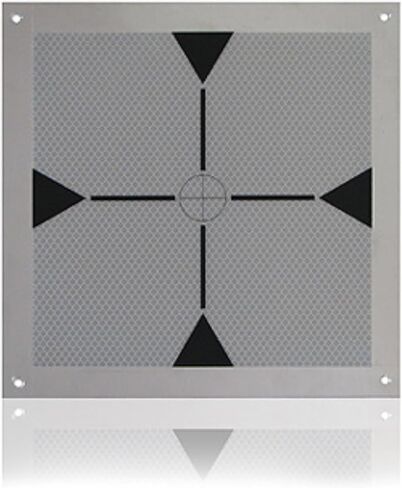 RothBucher Aluplate with Reflective Target 220x220 mm – Durable Aluminum Reference Plate for Laser Alignment and Surveying – RSALU22 in Kuwait