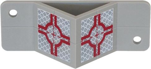 RothBucher Plate with Angle and 2 Reflective Targets 30x30 mm – For Accurate Positioning and Surveying Applications (Grey) in Kuwait