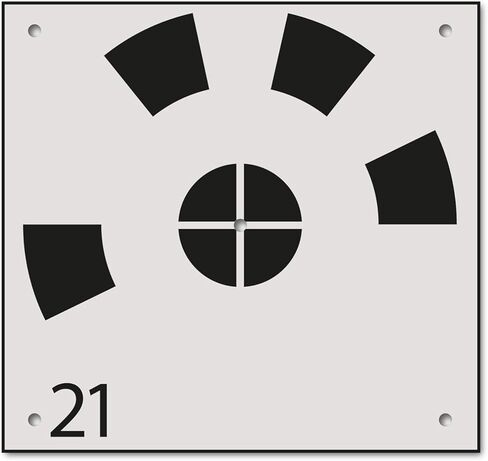 RothBucher Ground Marker Plate 350x350 mm – Heavy-Duty Durable Surface Marker for Surveying and Construction | RSL570-30 in Kuwait