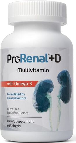 ProRenal+D with Omega-3 Fish Oil Kidney Multivitamin 30-Day Supply in Saudi Arabia