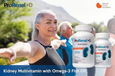ProRenal+D with Omega-3 Fish Oil Kidney Multivitamin 30-Day Supply in Saudi Arabia