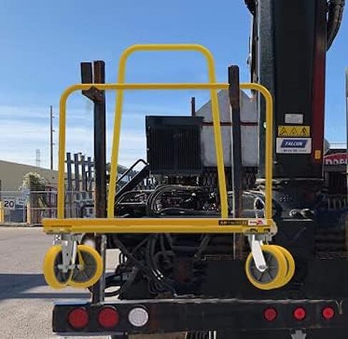 Metaltech 2000-lb. Load Capacity 40 x 16.75 x 44.25 in. Buildman Residential Welded Drywall Cart I-BMD1931YGR, Rolling Cart with Wheels for Moving Sheetrock, Drywall, or Plywood Sheets in Kuwait