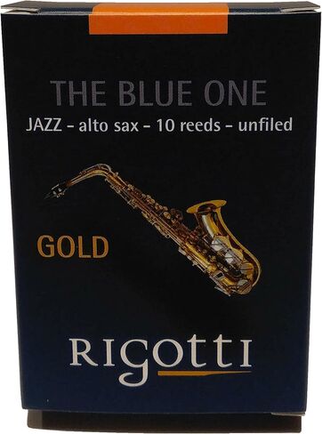 Rigotti RG.JSA Gold Jazz Alto Saxophone Reeds - 2 Medium (10-pack) in Kuwait