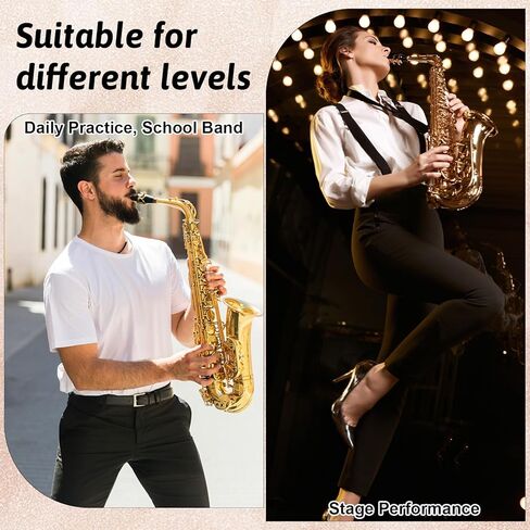 26PCS Alto Saxophone Replacement Kit, 10PCS Alto Saxophone Reeds 2.5, 16PCS Saxophones Mouthpiece Pads for Altos Saxophones Parts and Accessories in Saudi Arabia