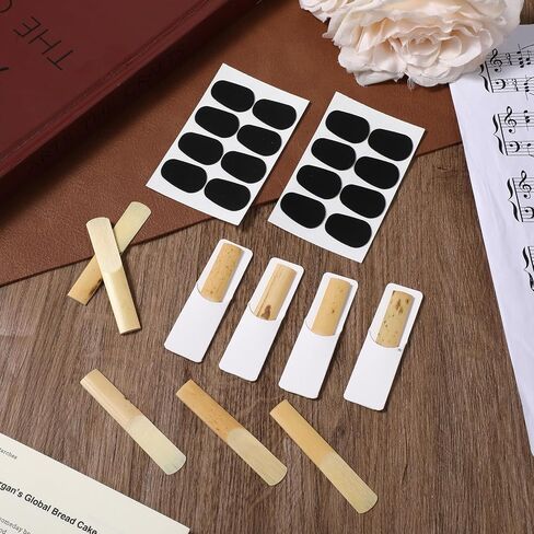 26PCS Alto Saxophone Replacement Kit, 10PCS Alto Saxophone Reeds 2.5, 16PCS Saxophones Mouthpiece Pads for Altos Saxophones Parts and Accessories in Saudi Arabia