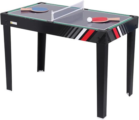 طاولة ألعاب متعددة 4 في 1 مع كرة القدم والبلياردو وهوكي الجليد وتنس الطاولة وطاولات تحويل مختلفة لغرفة الألعاب المنزلية in Kuwait
