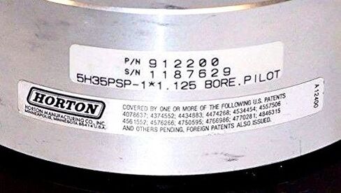 Nexen Horton 912200 Tooth Clutch 5H35Psp-1 1.125 Bore in Kuwait