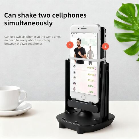عداد الخطوات المتأرجح للهاتف، عداد الخطوات، شاكر تلقائي - جهاز هزاز صامت يعمل بمنفذ USB لتطبيقات اللياقة البدنية، يحمل هاتفين أقل من 7.2 بوصة للحصول على خطوات سريعة in Kuwait