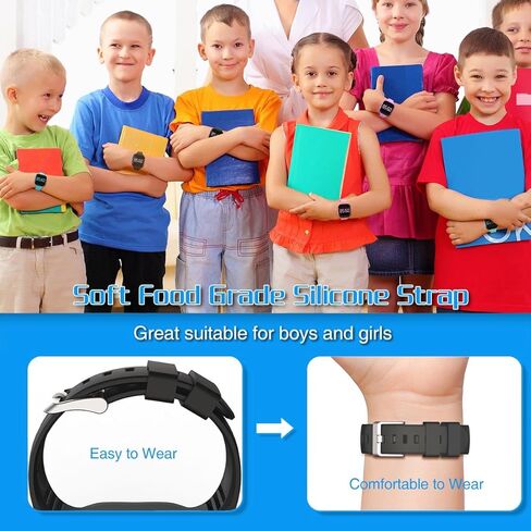 ساعة عداد الخطى الرياضية الرقمية للأطفال للأولاد والبنات، مقاومة للماء، ساعة تتبع اللياقة البدنية، مع منبه وتقويم اهتزاز، للأطفال والمراهقين والطلاب in Kuwait