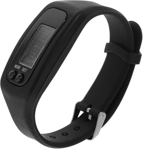 HOMSFOU Pedometer Watch with Multi-Function Step Counter Silicone Wristband Fitness Tracker for Walking and Activity Monitoring Skin-Friendly Design for Everyday Use in Saudi Arabia