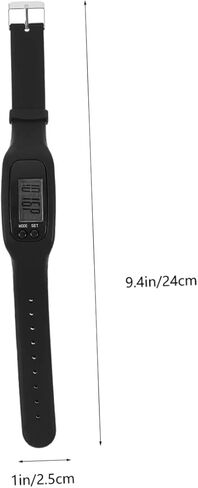 HOMSFOU Pedometer Watch with Multi-Function Step Counter Silicone Wristband Fitness Tracker for Walking and Activity Monitoring Skin-Friendly Design for Everyday Use in Saudi Arabia
