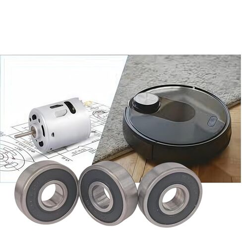 DEEG 608-2RS محمل 24 حزمة، ABEC-5 C3 محامل كروية ذات أخدود عميق من الدرجة الصناعية الدقيقة مع شحم صناعي لدوار المحرك، متجر Vacs، أدلة المنشار الحزامي، المطاحن، مراوح الخادم، 8x22x7 مم in Saudi Arabia