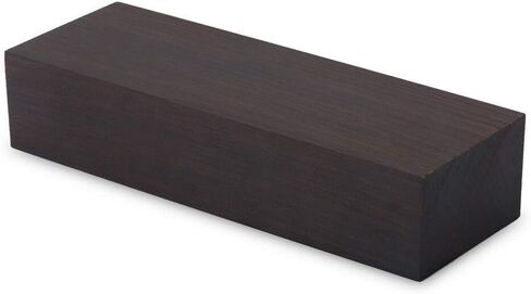 2 Pcs Black Ebony Lumber Natural Wood Timber Tool Handle Plate Blank Wooden Material for DIY Music Instruments Tools in Saudi Arabia