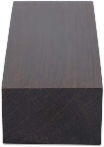 2 Pcs Black Ebony Lumber Natural Wood Timber Tool Handle Plate Blank Wooden Material for DIY Music Instruments Tools in Saudi Arabia