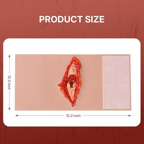 Wound Packing Trainer, Wearable Open Fracture Wound Trainer for Wound Care Practice, Bleed Control Education, Fracture Wound Simulator for Teaching and Skills Training in Kuwait