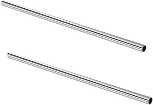 GeilSpace 1/2" OD 304 Stainless Steel Tube, 42 inch Length, Round Metal Weldable Pipe, DIY Industrial Straight Metal Tubing (1/2"OD-42"-2PCS) in Kuwait