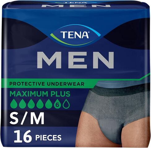 Men Protective Underwear, Super Plus, Small/Medium (34-50 Inch Waist/Hip) in Kuwait