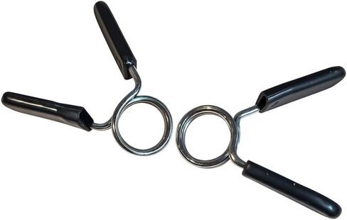 Barbell Collars 1 Inch (Set of 4) – Standard Weight Bar Clamps for Dumbbells & Barbells – Secure Spring Clips for Workout & Fitness Training – 2 Pairs in Saudi Arabia