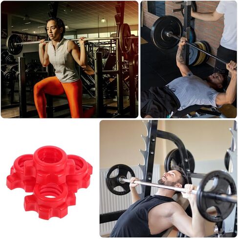 Alasum Dumbbell Locking Nut Screw, Dumbbell Collars Barbell Screw Nut for Standard Weight Lifting Barbells Home Workout and Strength Workout in Saudi Arabia