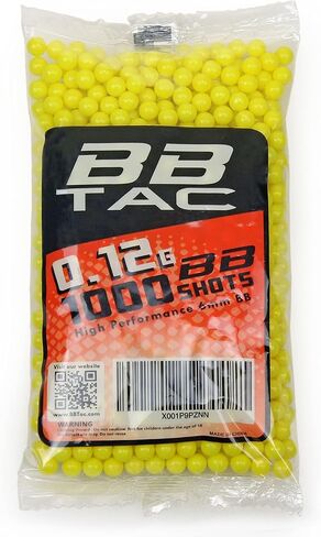 BBTac Airsoft BBS .12g 11,000 طلقة 6 مم لبنادق Airsoft BB الكريات الذخيرة 0.12 جرام خفيفة الوزن in Saudi Arabia