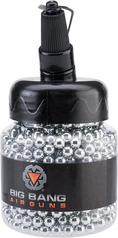 Evike Airsoft - Big Bang Air Guns 0.90g Steel 6mm Target BBS (NOT for Gaming USE) (Count: 1000 Rounds) in Kuwait